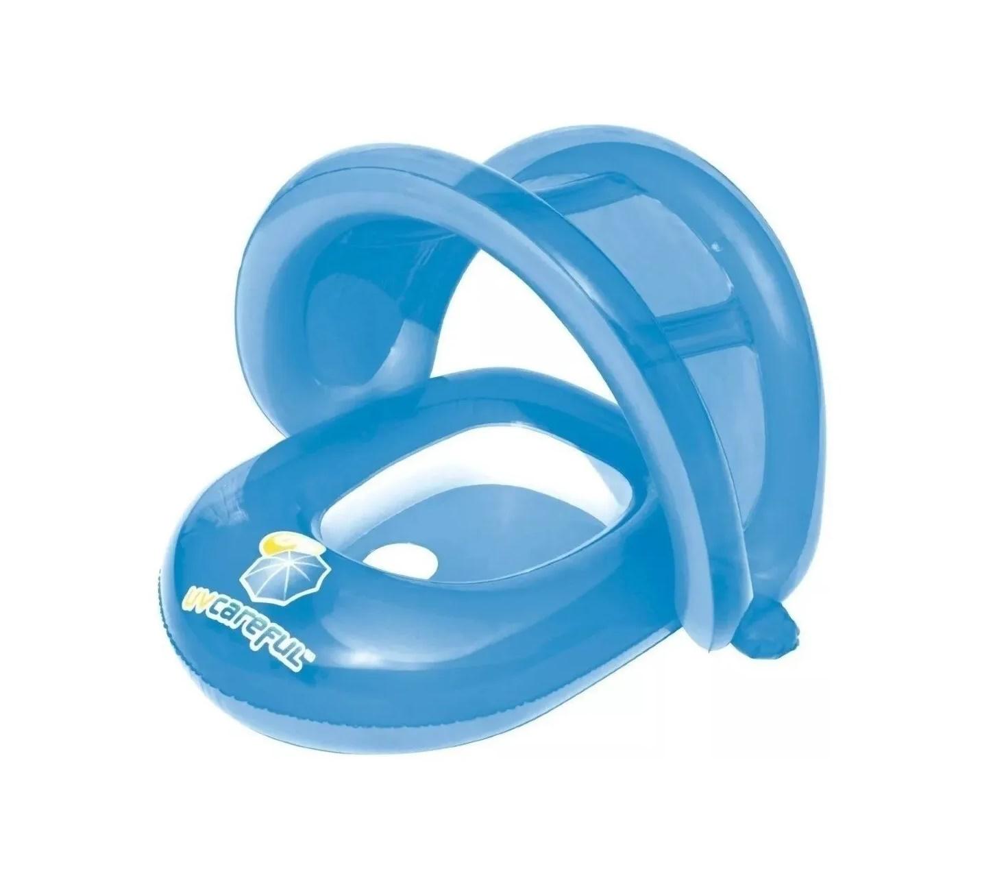 BOTE BEBE BESTWAY FILTRO UV SILLA SALVAVIDA TECHO INFLABLE