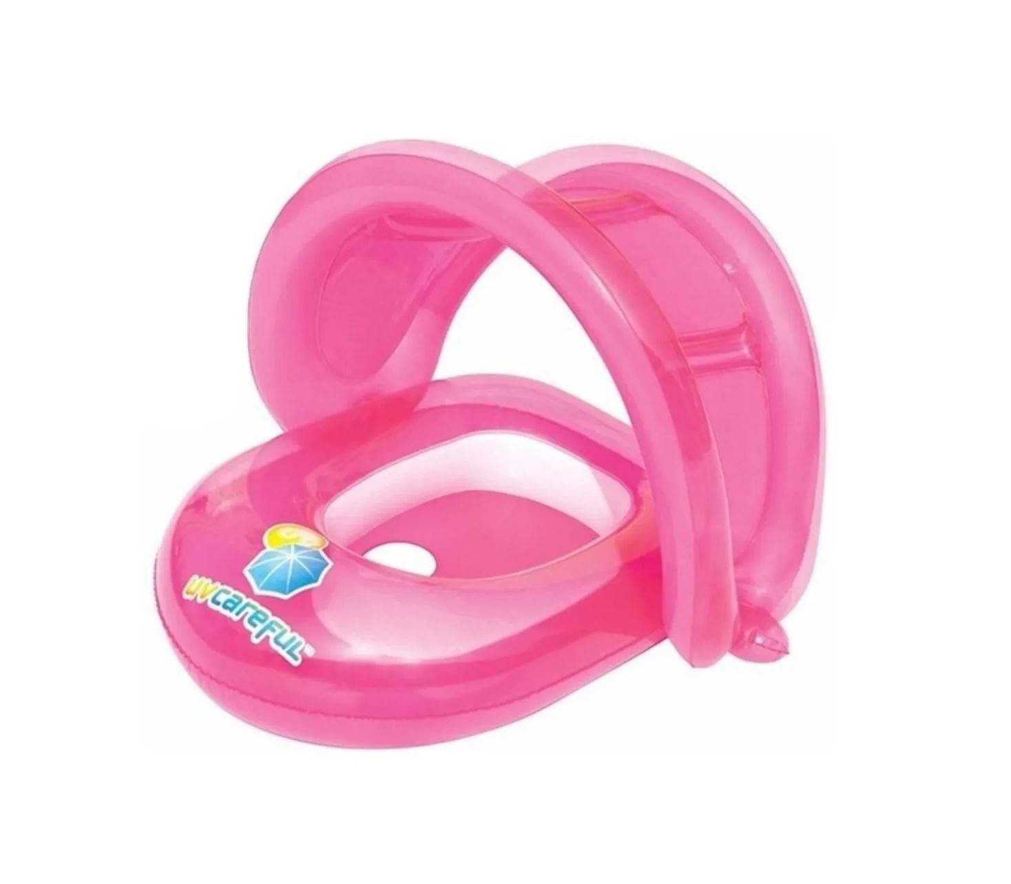 BOTE BEBE BESTWAY FILTRO UV SILLA SALVAVIDA TECHO INFLABLE