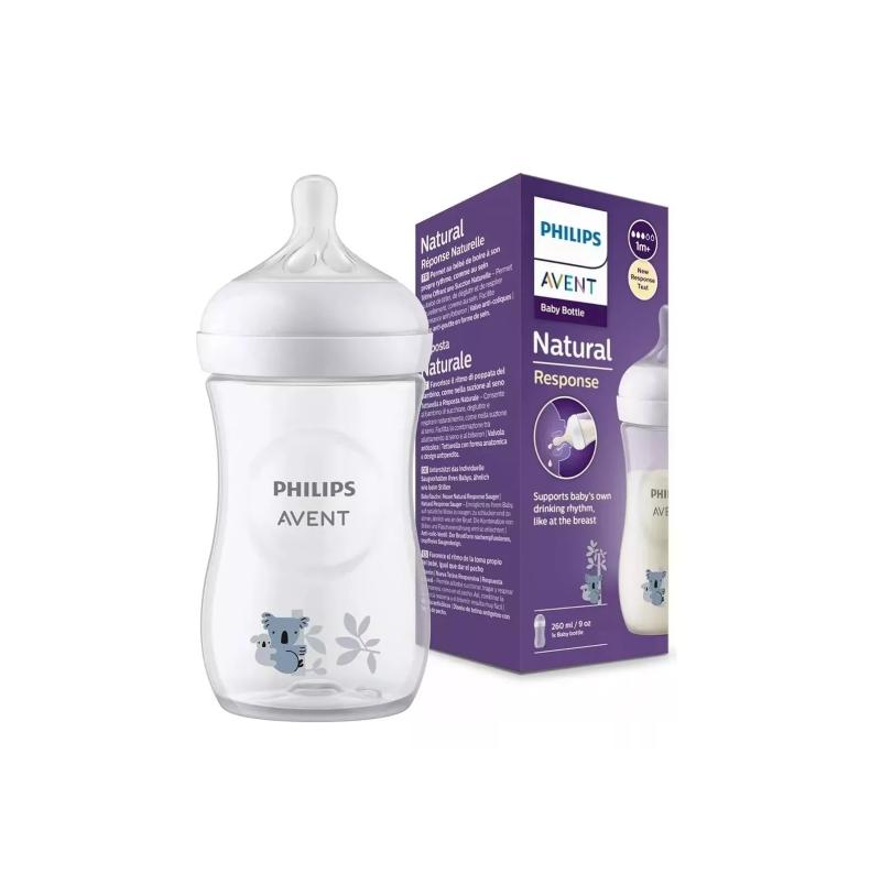 MAMADERA AVENT PHILIPS NATURAL RESPONSE 260ML 1M+