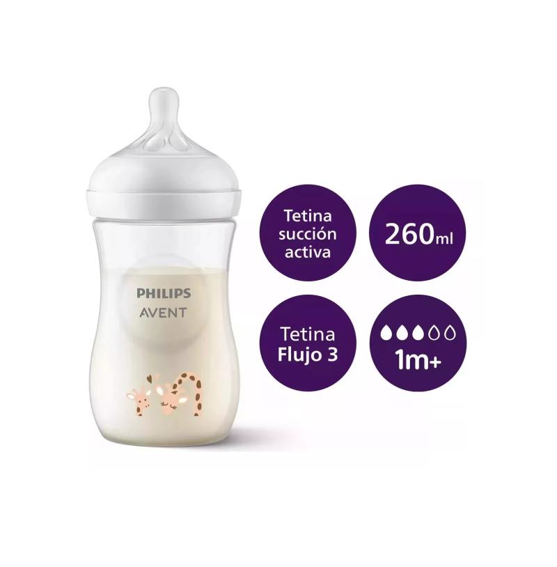 MAMADERA AVENT PHILIPS NATURAL RESPONSE 260ML 1M+