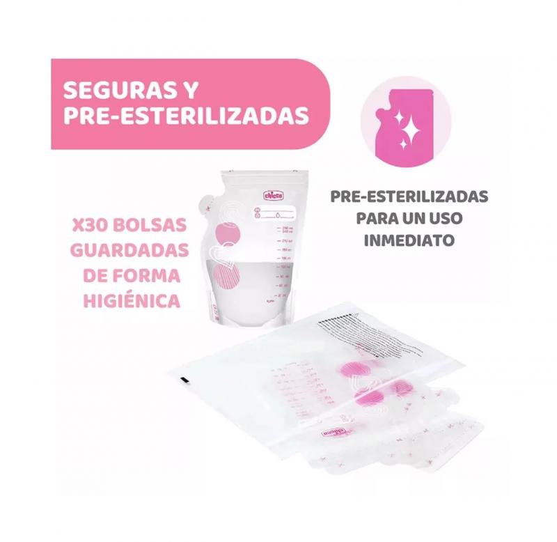 BOLSAS DE ALMACENAMIENTO PARA LECHE MATERNA CHICCO