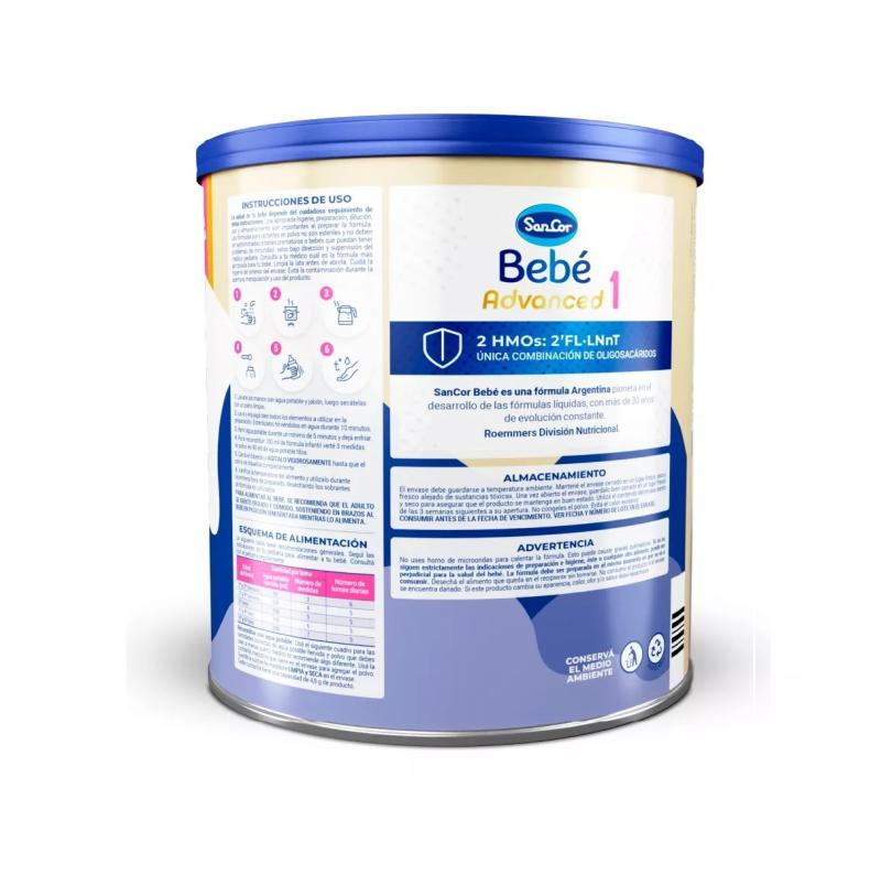 SANCOR BEBE ADVANCE 1 X800GR