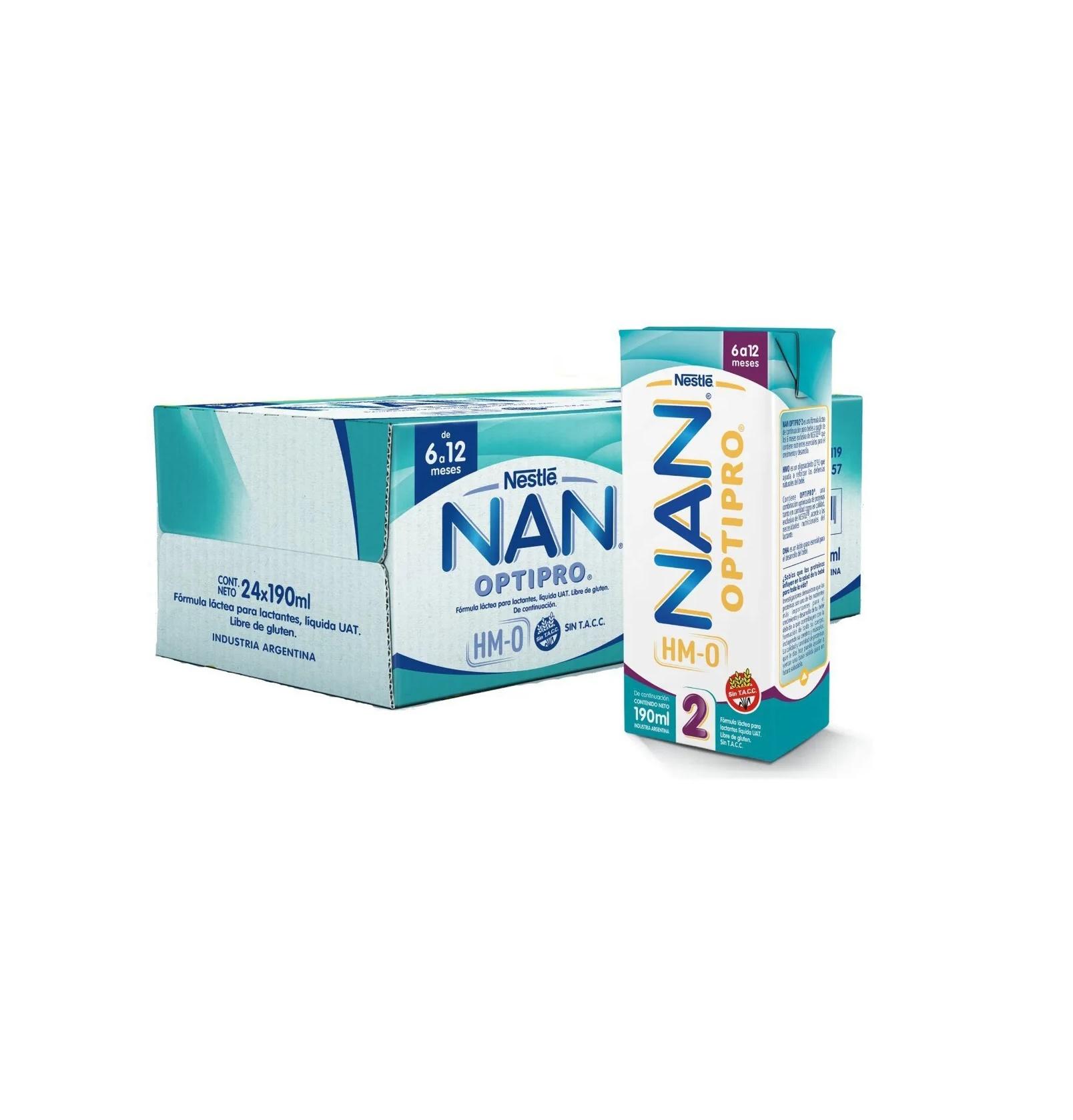 PACK X24U NESTLE NAN 2 BRICK X190ML