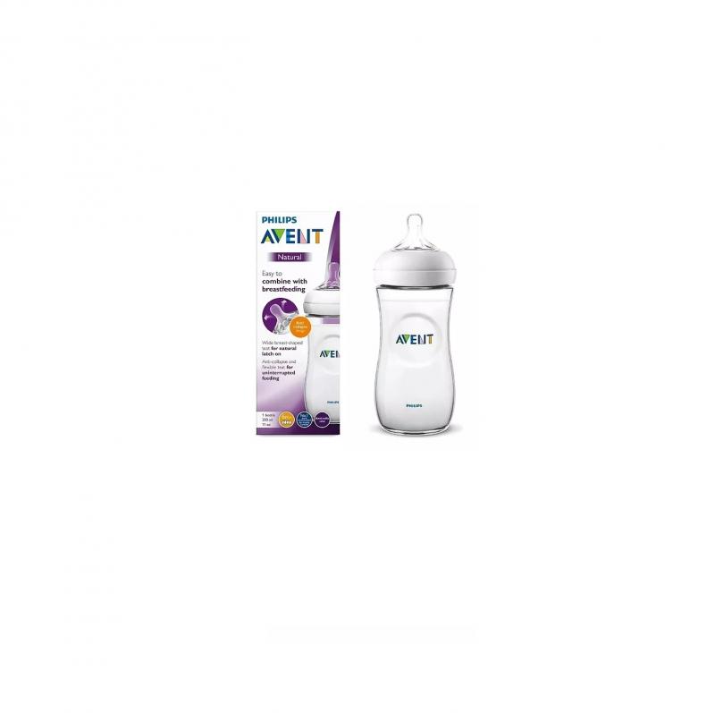MAMADERA AVENT NATURAL 330ML ANTICOLICOS PHILIPS