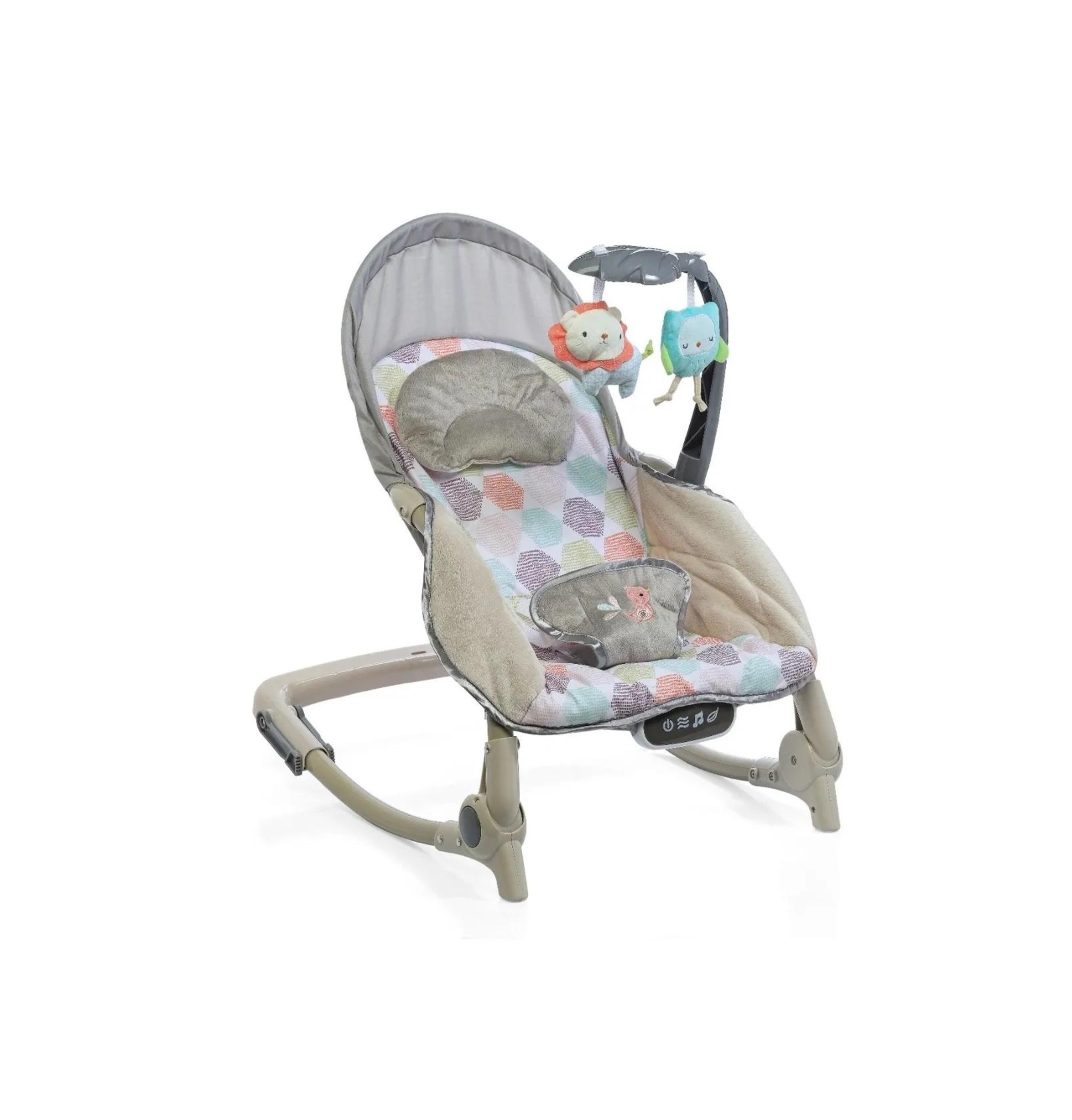 SILLA MECEDORA BEBE FELCRAFT FITCH BABY PLUSH VIBRACION Y MUSICA