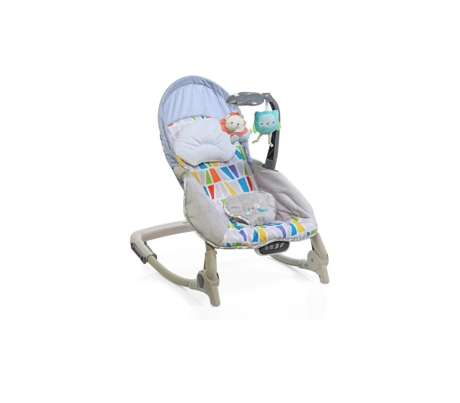 SILLA MECEDORA BEBE FELCRAFT FITCH BABY PLUSH VIBRACION Y MUSICA