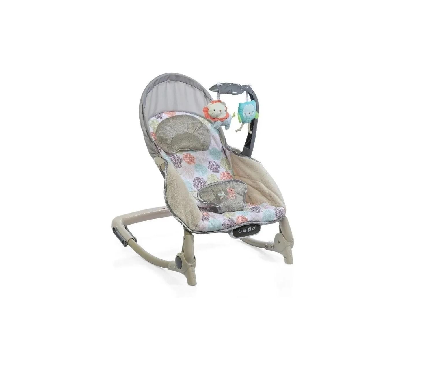 SILLA MECEDORA BEBE FELCRAFT FITCH BABY PLUSH VIBRACION Y MUSICA