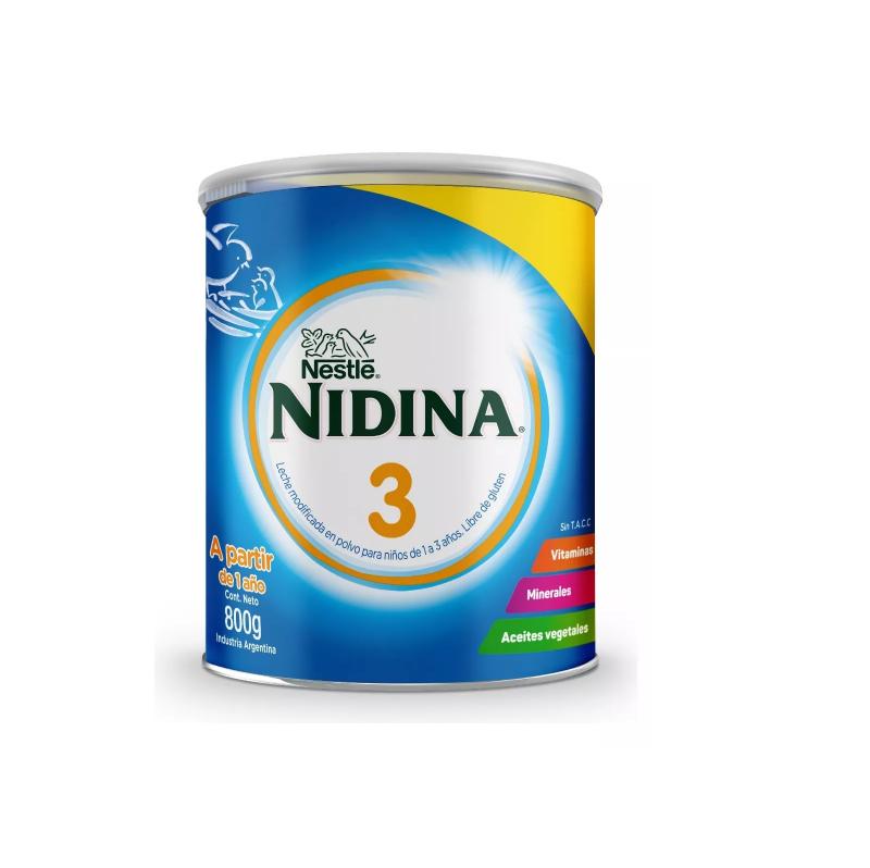 NESTLÉ NIDINA 3 TARRO X800G