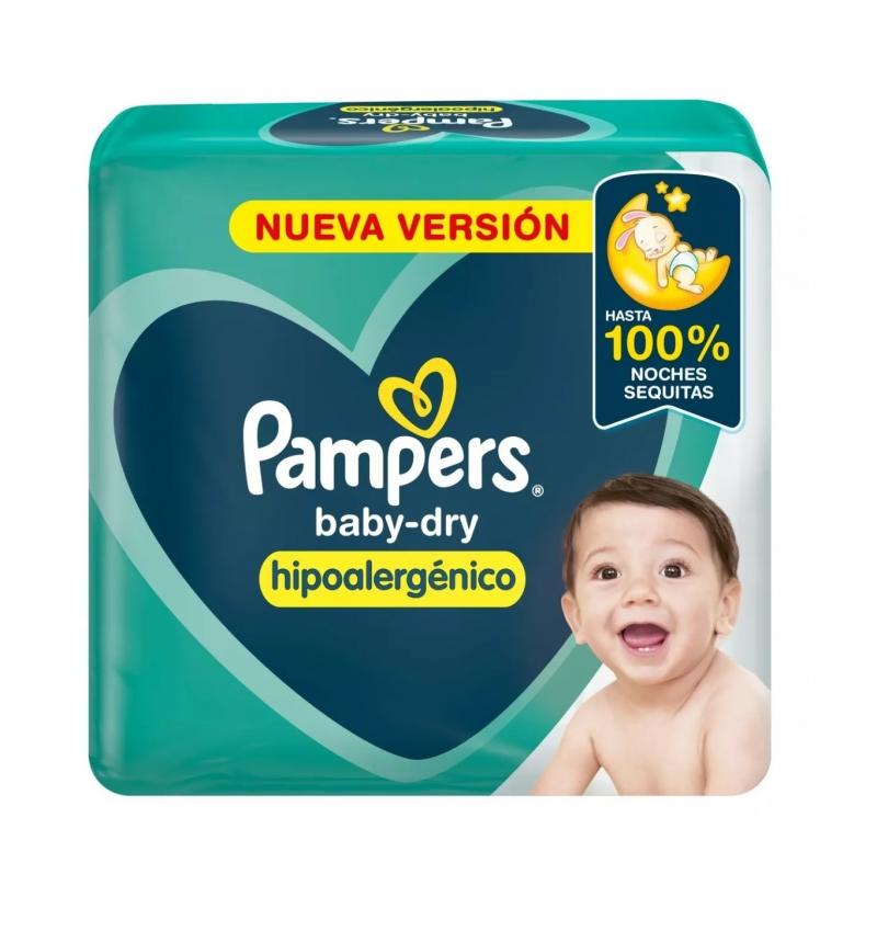 PAMPERS BABY DRY HIPOALARGENICO
