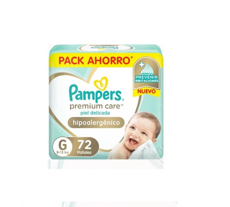 PAMPERS PREMIUM CARE PIEL DELICADA HIPOALARGENICO