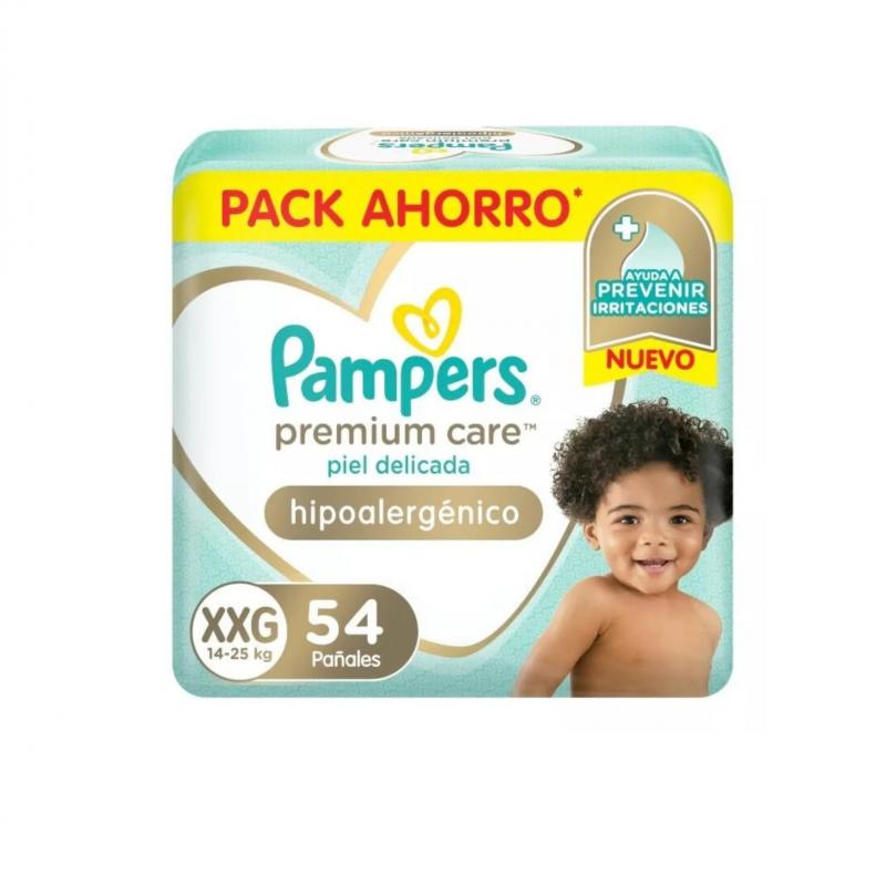 PAMPERS PREMIUM CARE PIEL DELICADA HIPOALARGENICO