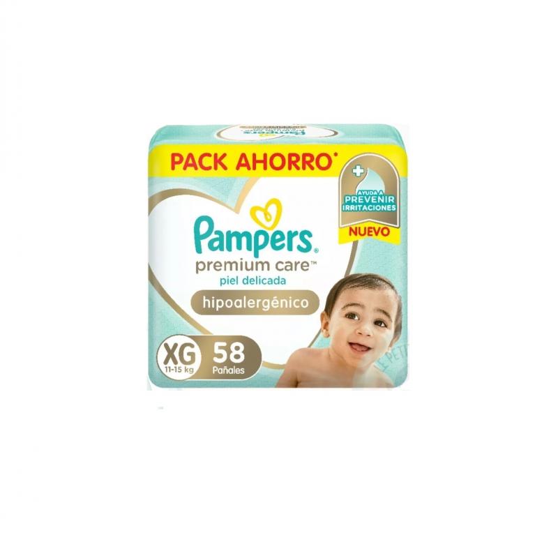PAMPERS PREMIUM CARE PIEL DELICADA HIPOALARGENICO