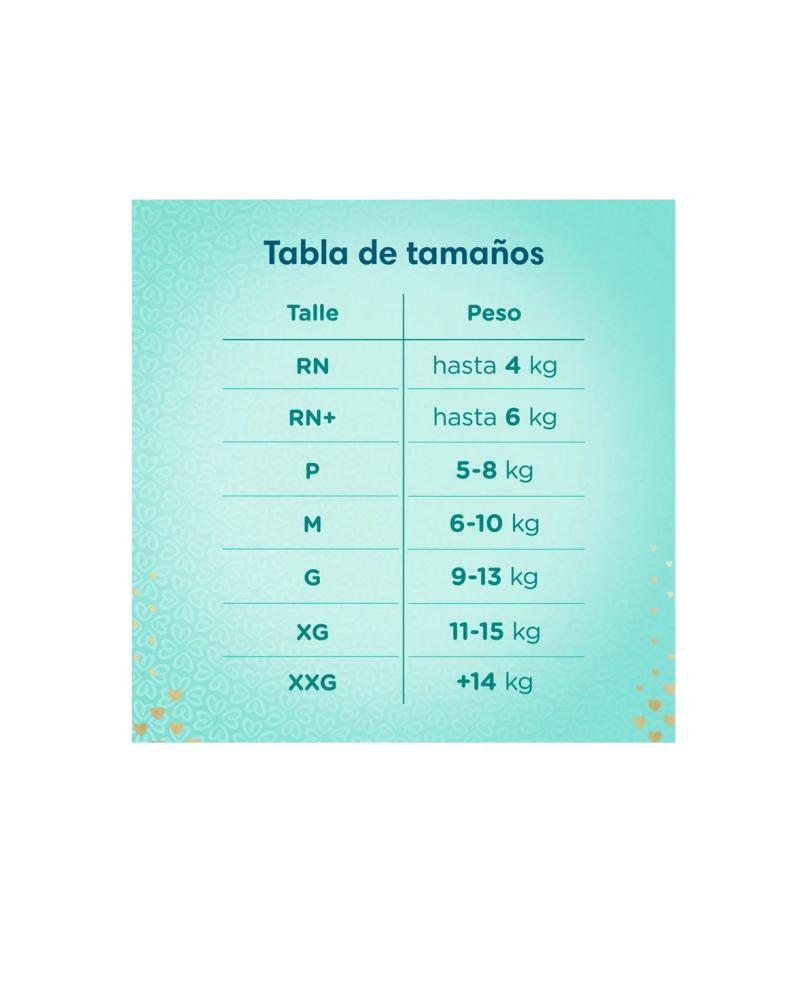 PAÑALES PAMPERS DELUXE PROTECTION RN+ X36U