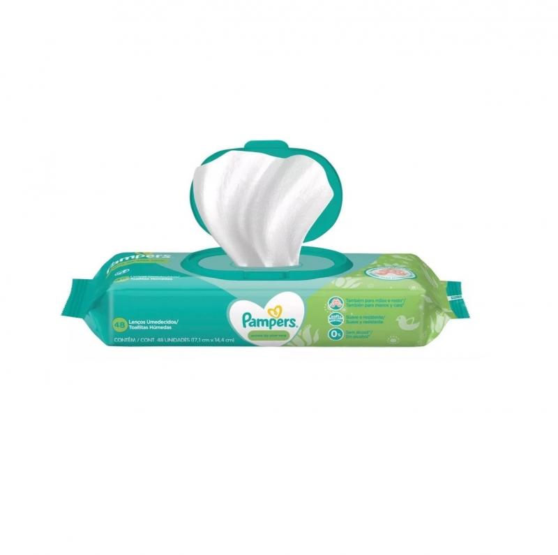 TOALLITAS HUMEDAS PAMPERS AROMA DE ALOE VERA X48U