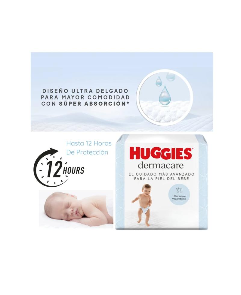 PAÑALES HUGGIES DERMACARE