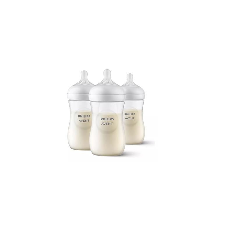 SET DE MAMADERAS AVENT NATURAL RESPONSE 260ML X3