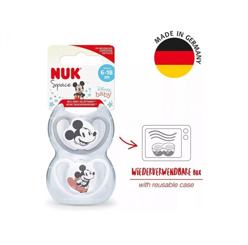 CHUPETES SPACE NUK DISNEY X2 6-18M