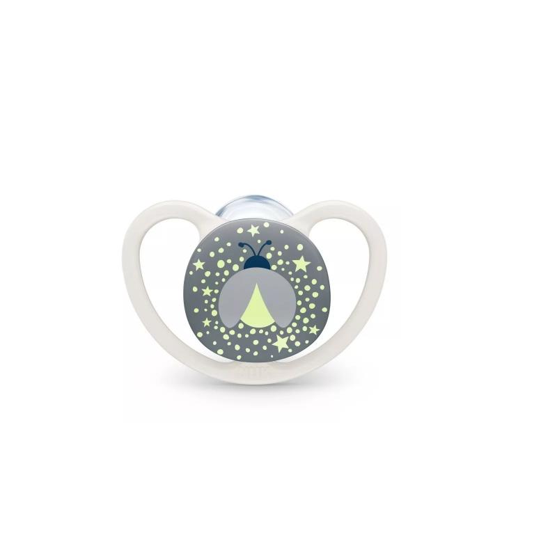 CHUPETES NUK SPACE NIGHT LUMINOSO 0-6M