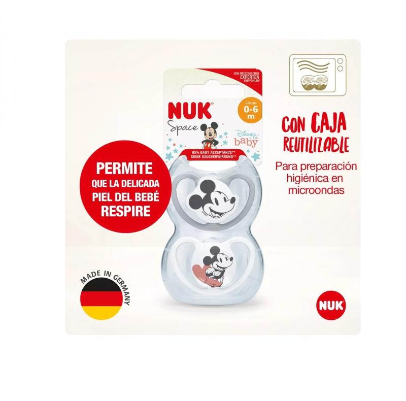 CHUPETES SPACE NUK DISNEY X2 0-6M