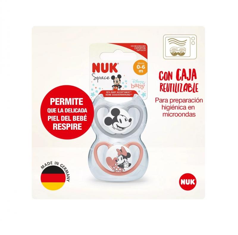 CHUPETES SPACE NUK DISNEY X2 0-6M