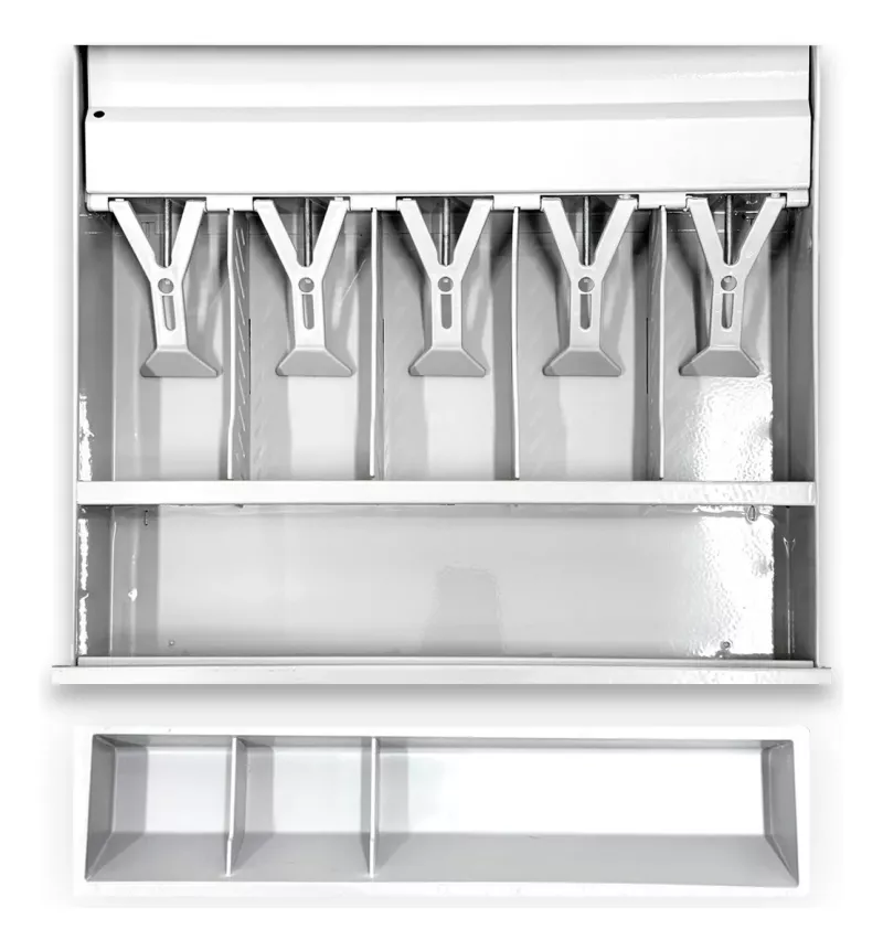 GAVETA DE DINERO MANUAL NRO 5 LIPARI CON SECRETER