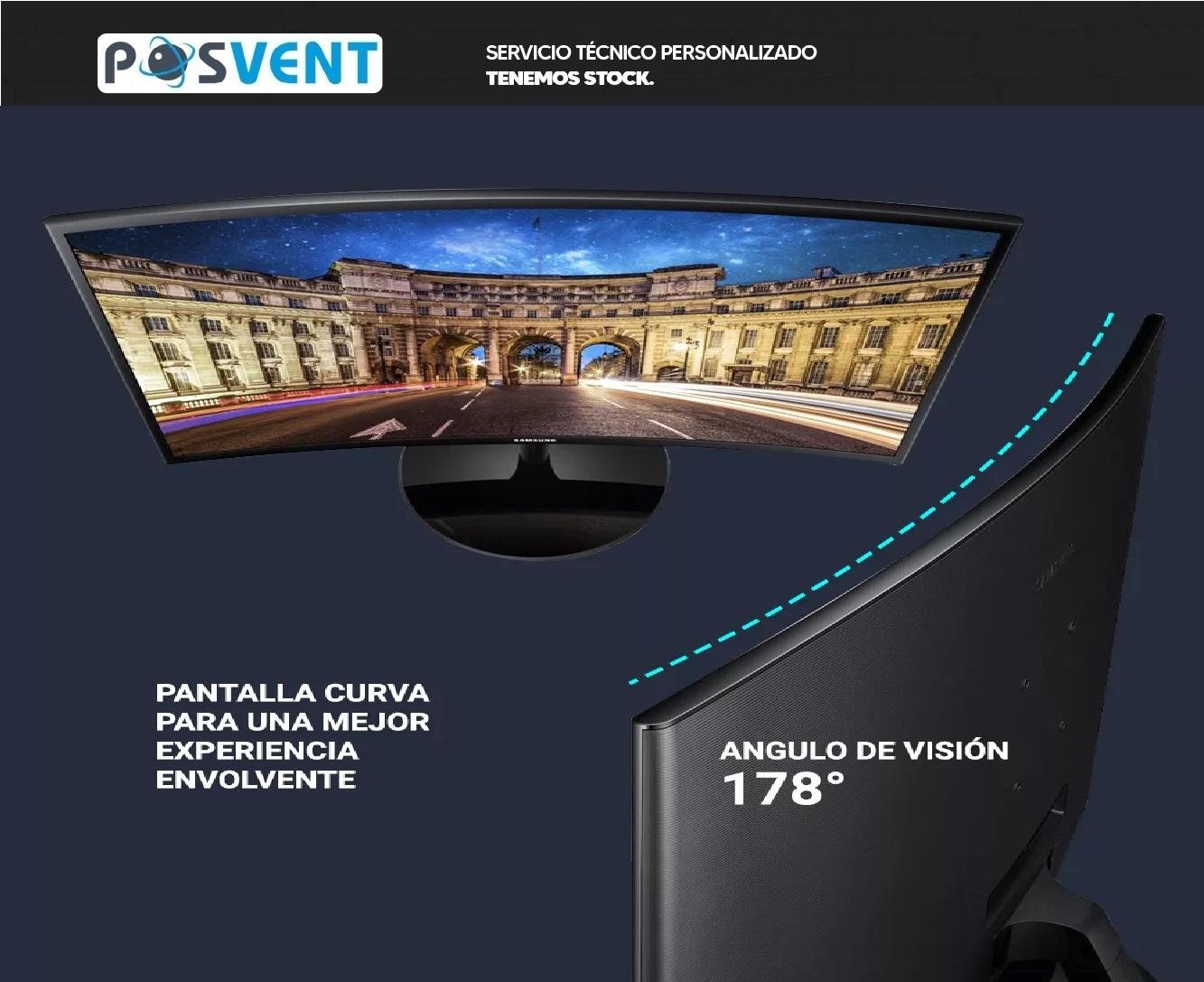 Monitor Samsung 27 F390 Curvo Gamer Full HD 60Hz