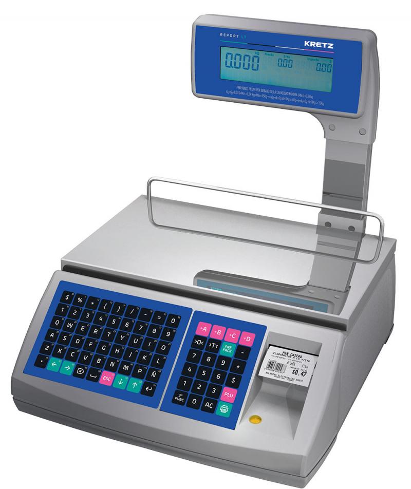 Balanza Kretz Report Lt+ Ticket Etiqueta Ethernet Wifi