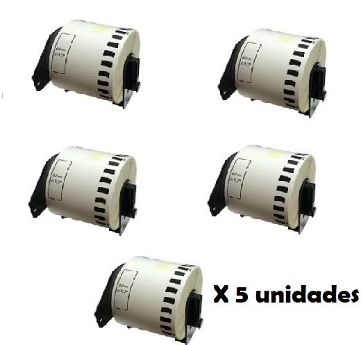 ROLLO ETIQUETA ENCODE DK2205 ALTERNATIVA 62MM X 30MTS 5 UNIDADES