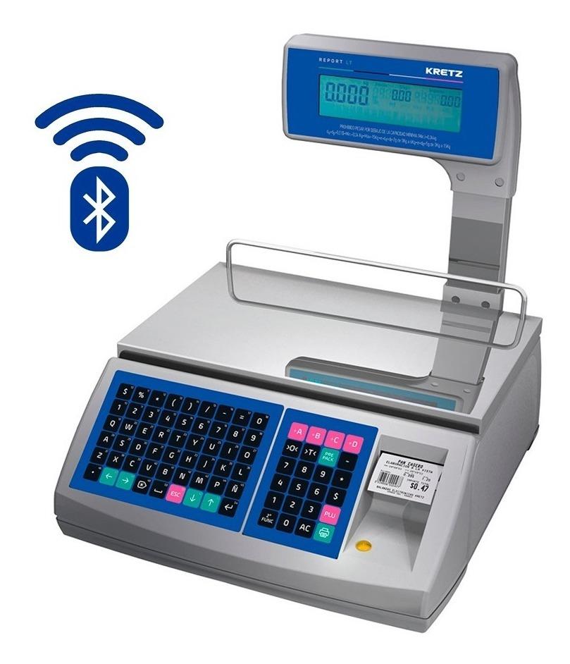 Balanza Kretz Report Lt 15kg Ticket y Etiqueta Usb Bluetooth