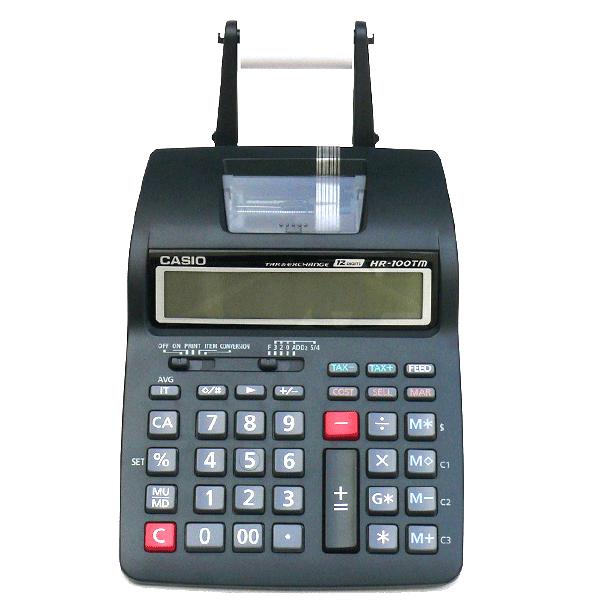 Calculadora Impresora Casio Hr-100tm 2 Colores 12 Digitos