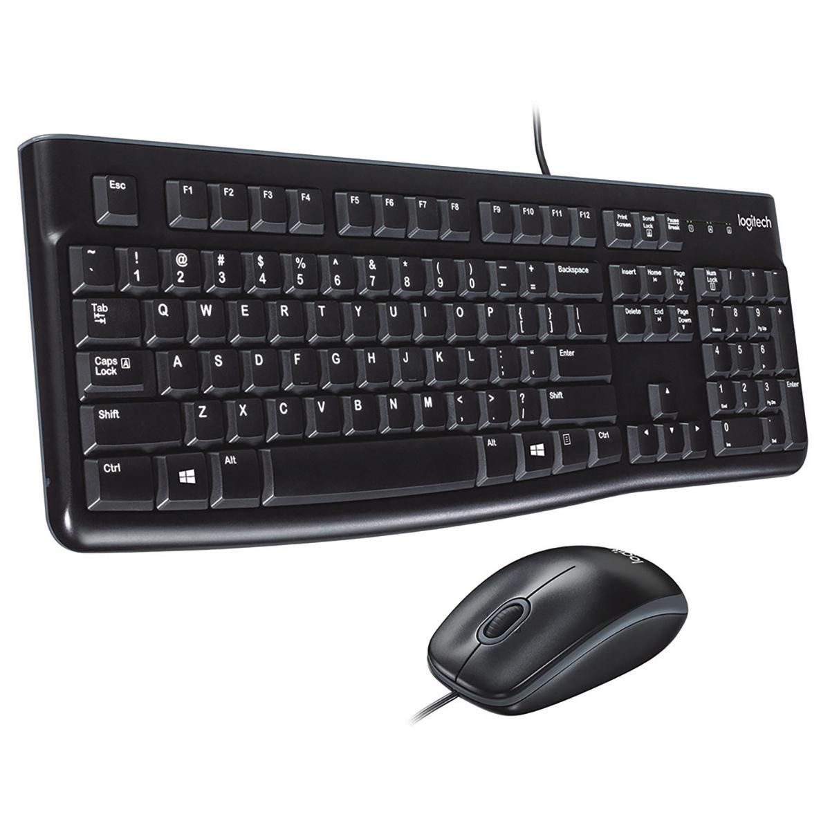 Teclado Y Mouse Logitech Mk120 Usb Multimedia