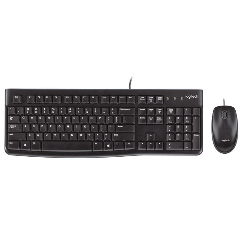 Teclado Y Mouse Logitech Mk120 Usb Multimedia