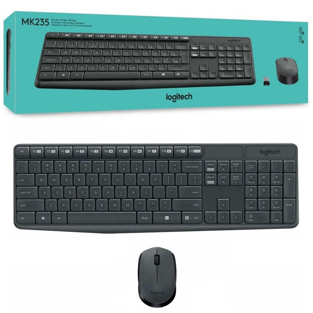 Teclado y Mouse Logitech MK235 INALAMBRICO