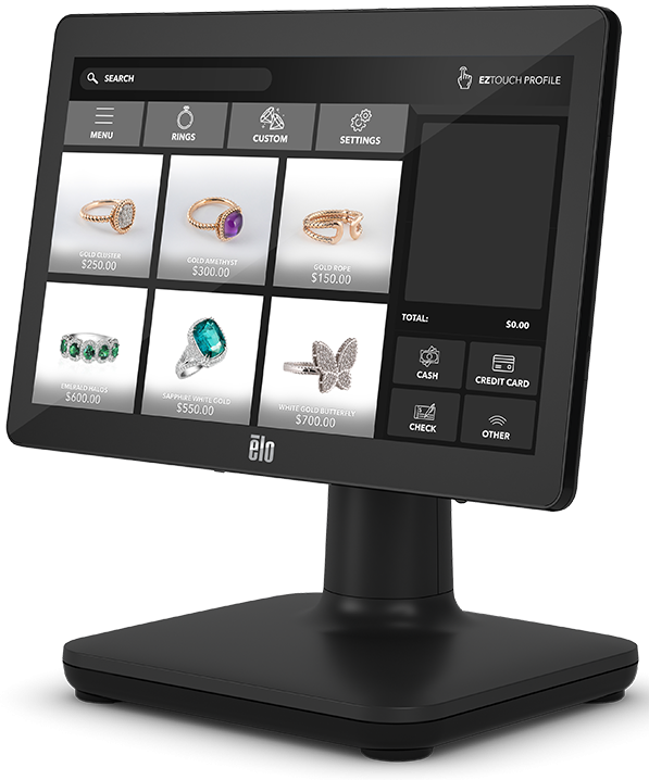 ALL IN ONE ELO POS 15 INTEL I3 8VA GEN 4GB RAM 128GB SSD