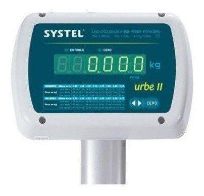 BALANZA ELECTRONICA SYSTEL URBE II PARA PERSONAS 300KG
