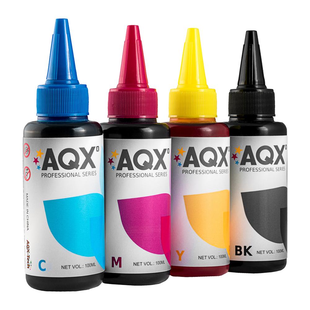 Combo Tinta Para Epson AQX-Tech 400ml (4 x 100ml)