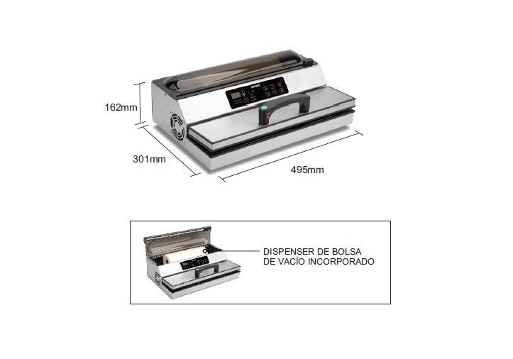 ENVASADORA AL VACÍO VAC 510-E PARA USO  PROFESIONAL