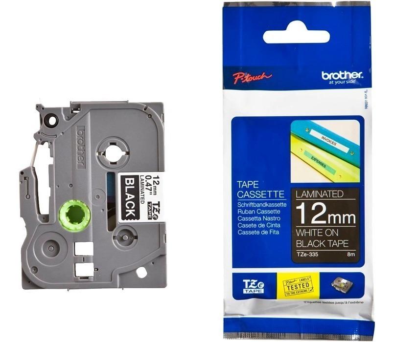 CINTA ORIGINAL PARA ROTULADORA BROTHER TZE-335 12mm