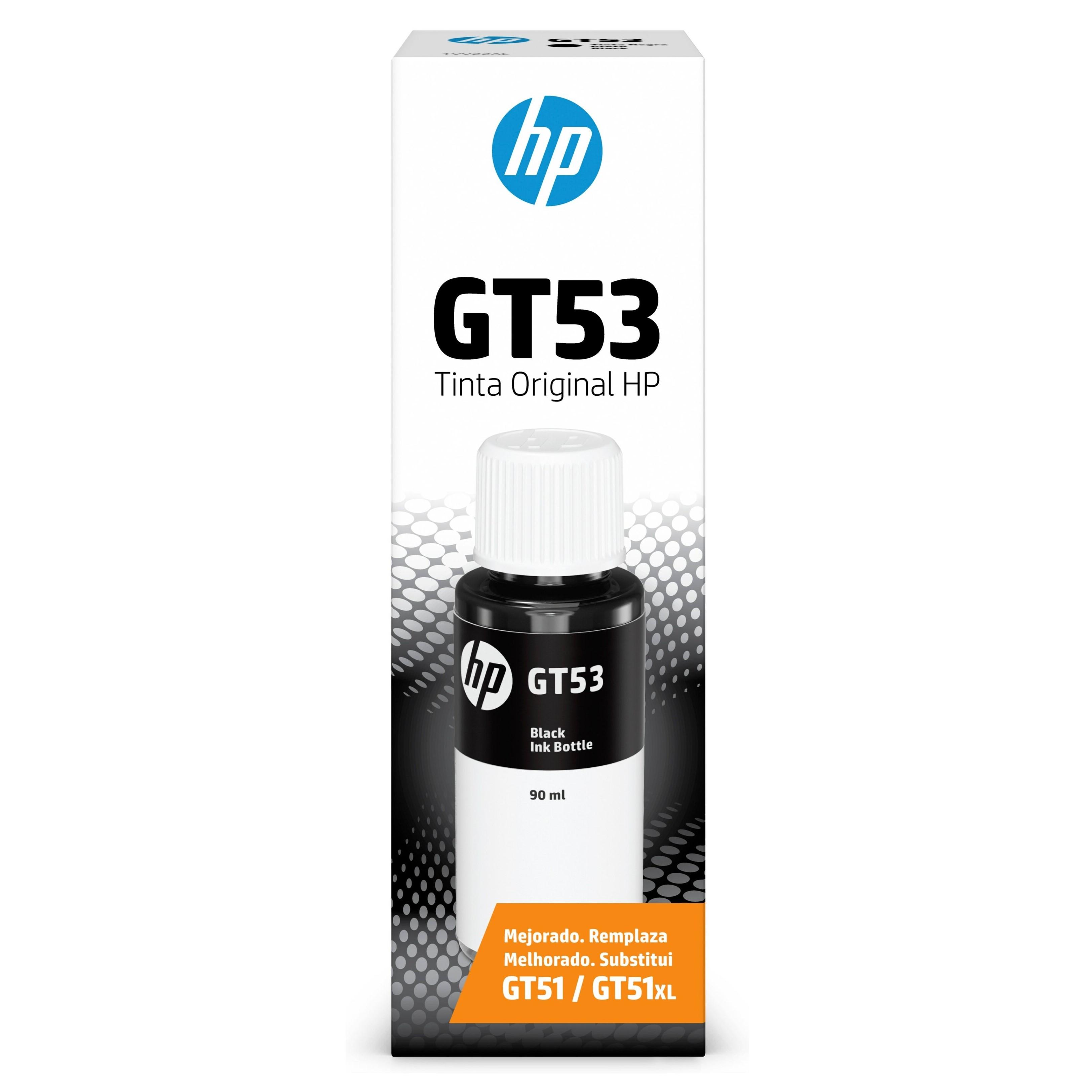 BOTELLA DE TINTA HP GT53 NEGRA 90ML