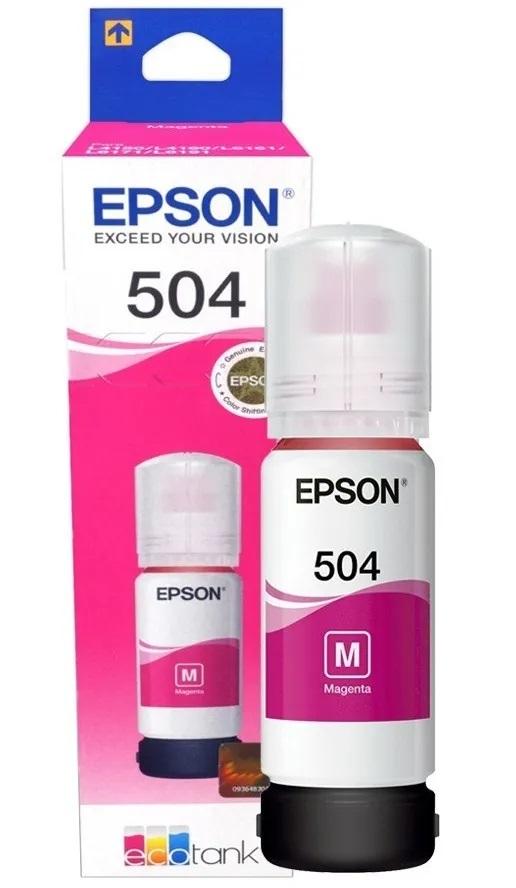 BOTELLA DE TINTA EPSON 504 MAGENTA