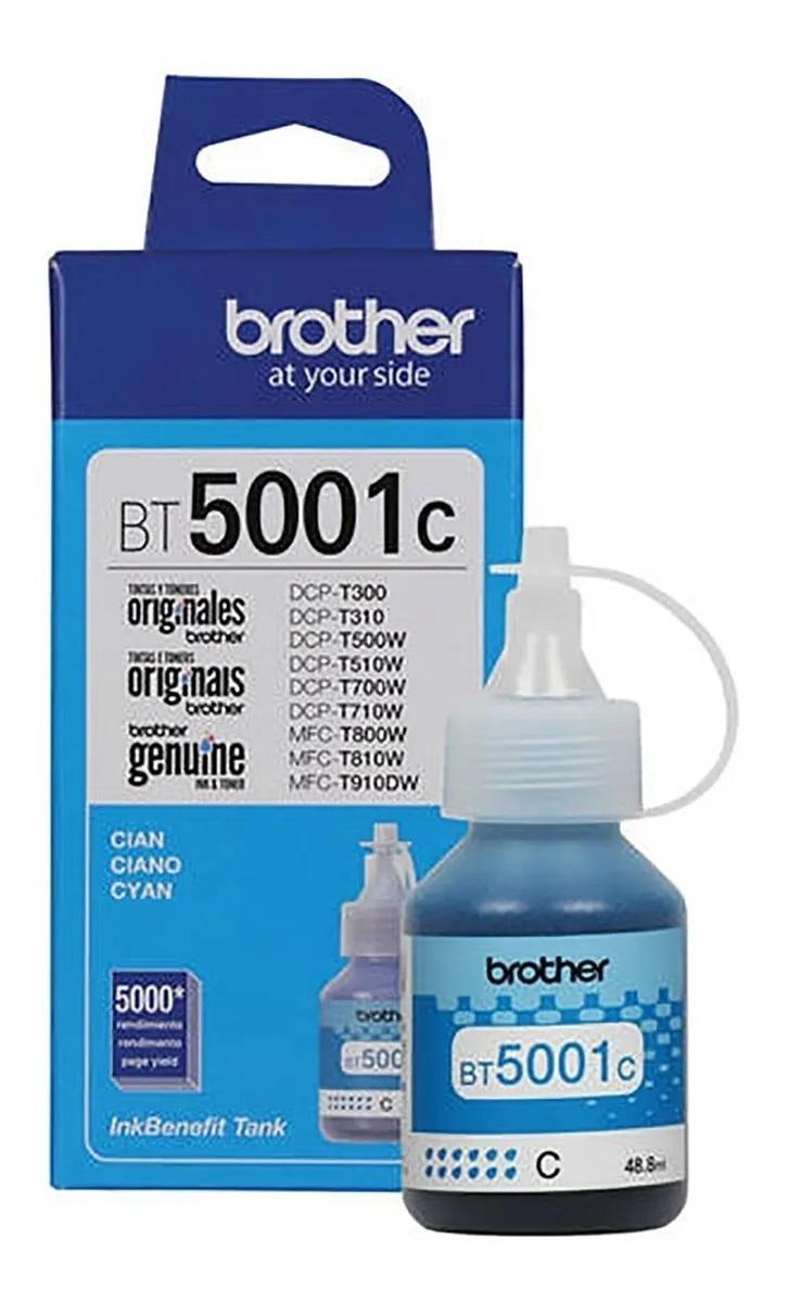 Botella de Tinta Brother Bt5001c Cyan