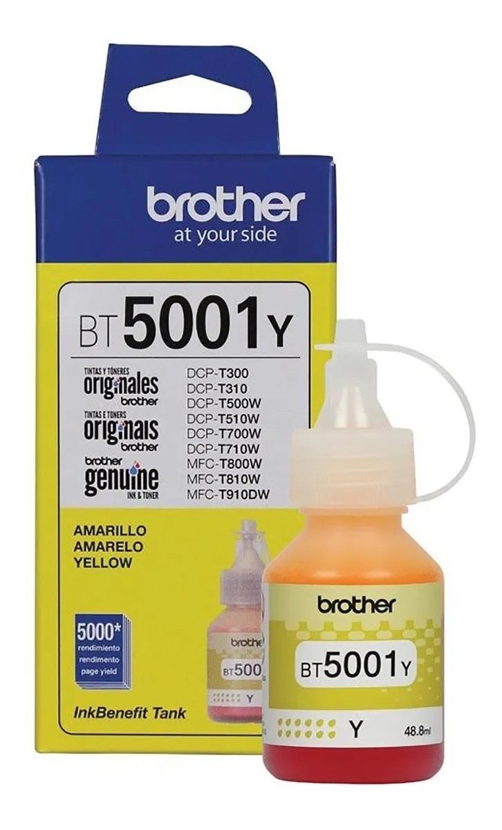 Botella de Tinta Brother Bt5001Y Amarillo