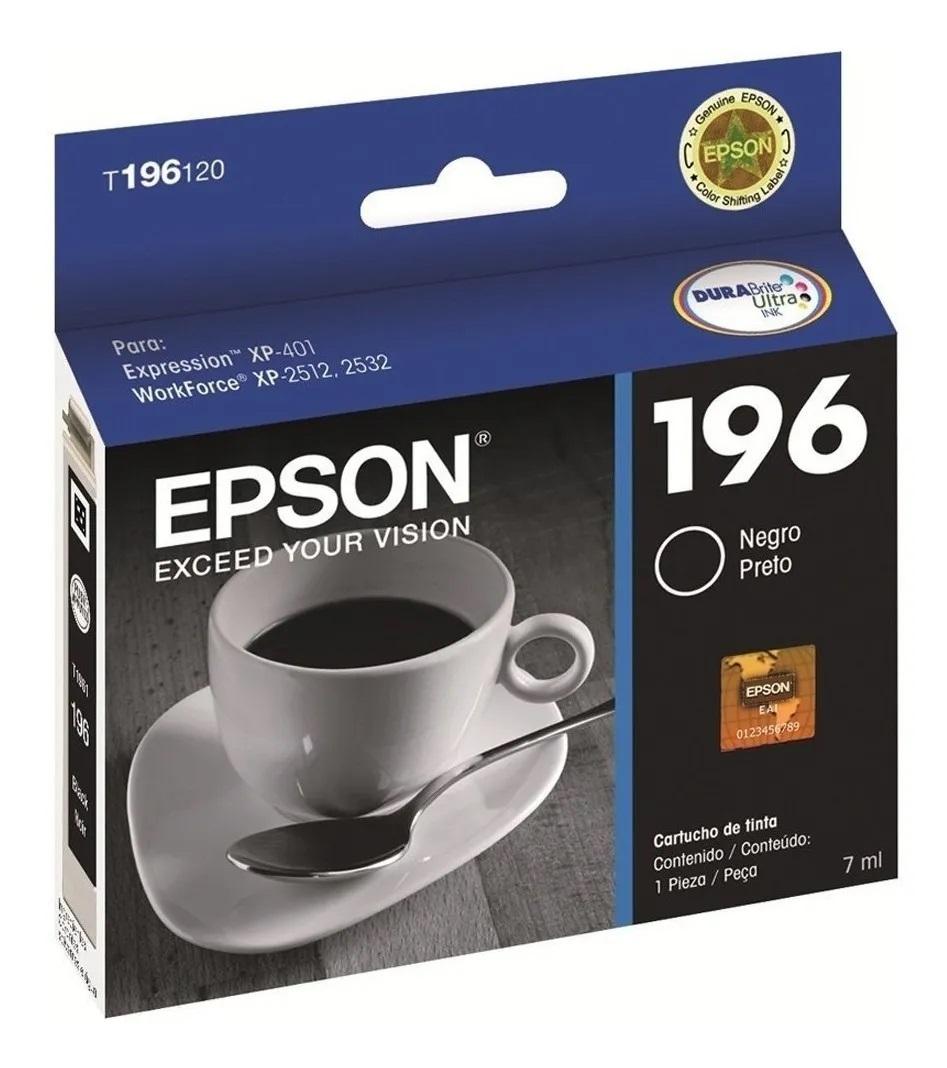 CARTUCHO EPSON T196 NEGRO