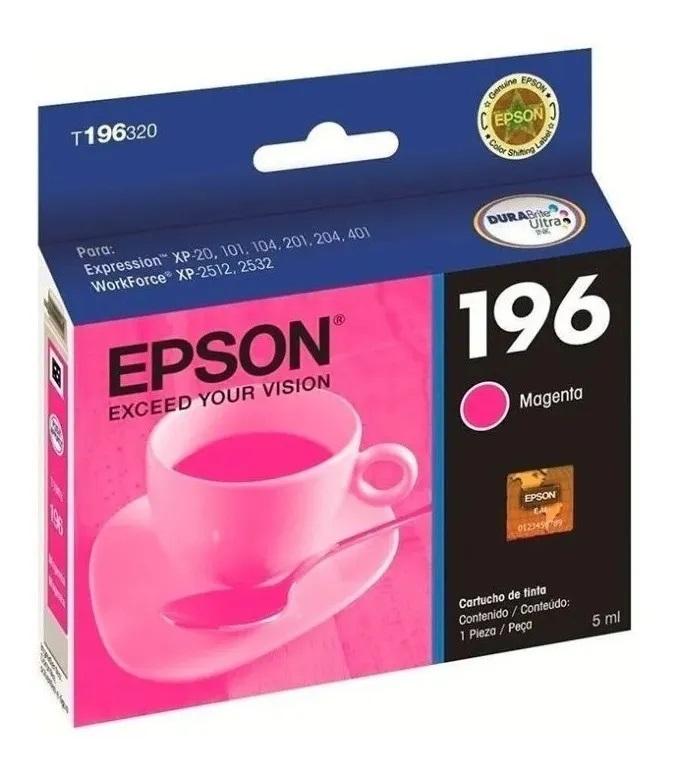 CARTUCHO EPSON 196 ALTO RENDIMIENTO MAGENTA