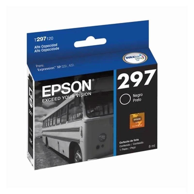 CARTUCHO EPSON 297 ALTO RENDIMIENTO NEGRO (T297120-AL)