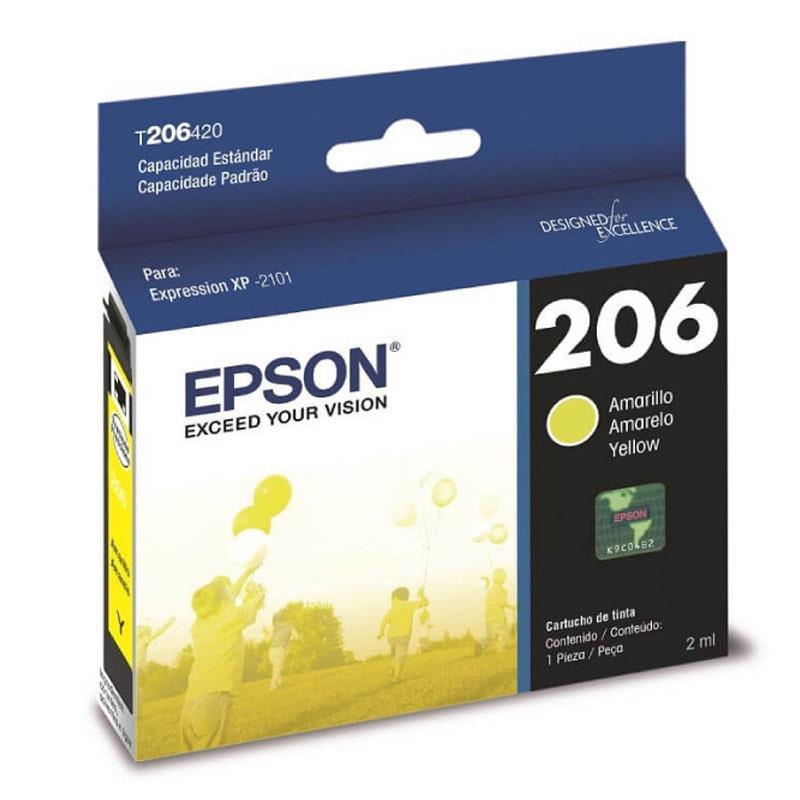 Cartucho Epson T206 (T206420-AL) Amarillo - Epson Expression XP-2101