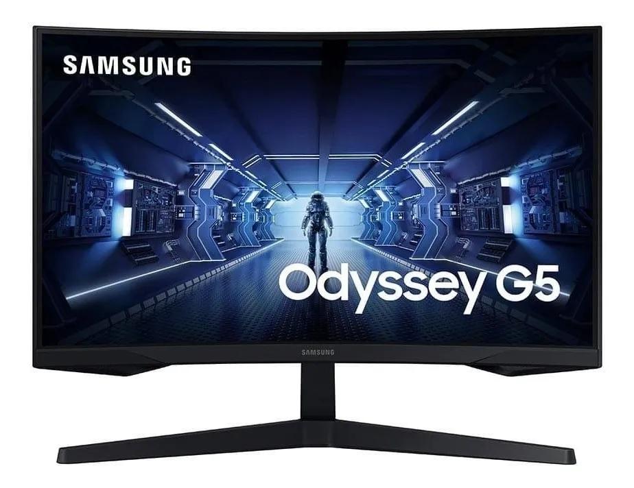 MONITOR SAMSUNG 27 CURVO LC27G55TQWL G55 GAMER ODYSSEY