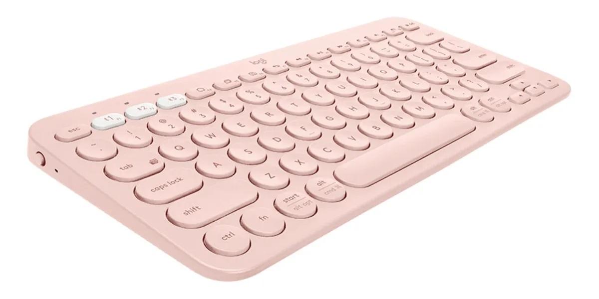 Teclado Logitech K380 Bluetooth Pc Android Mac Mobile Rosa