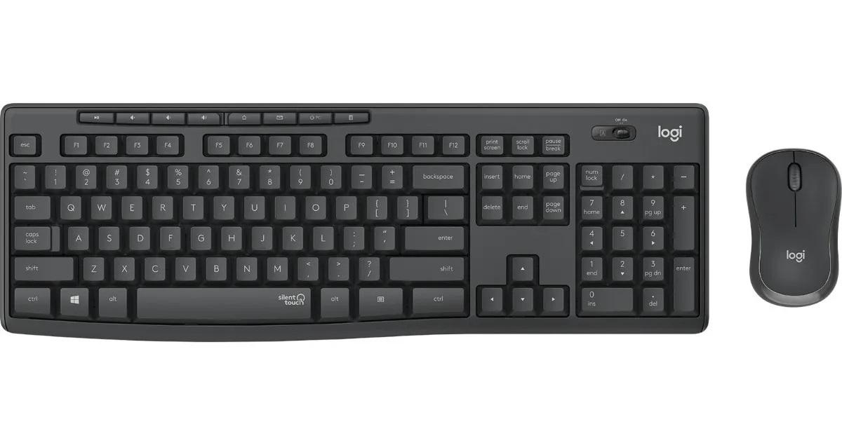 Teclado y Mouse Logitech Mk295 Inalambrico  Silencioso Silent
