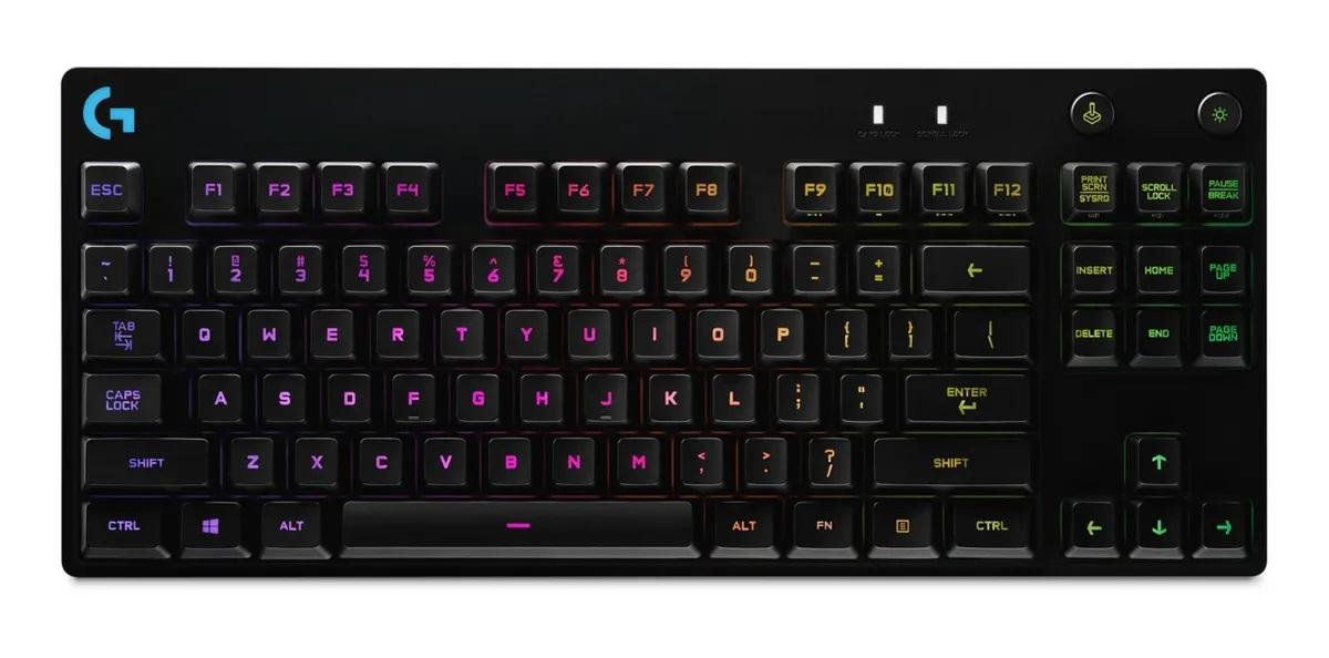 Teclado Gamer Logitech Serie Pro G Pro Gx Blue Clicky Qwerty MECANICO